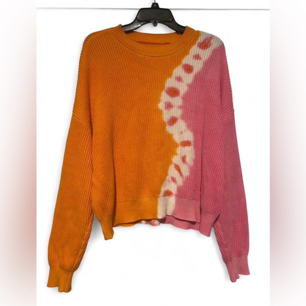 Pistola Orange and Pink Women's Sweater